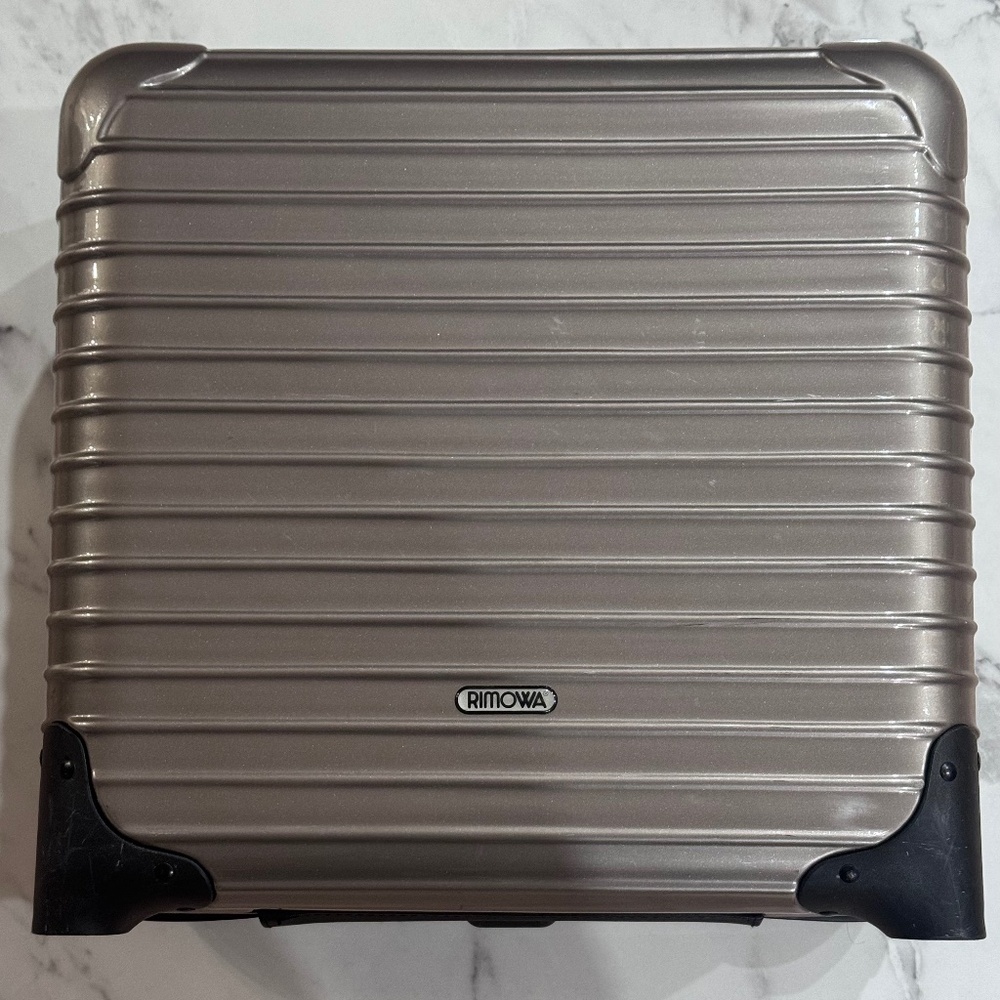 RIMOWA PRE LVMH SALSA DELUXE 25L BUSINESS TROLLEY VALISE GOLD OR
